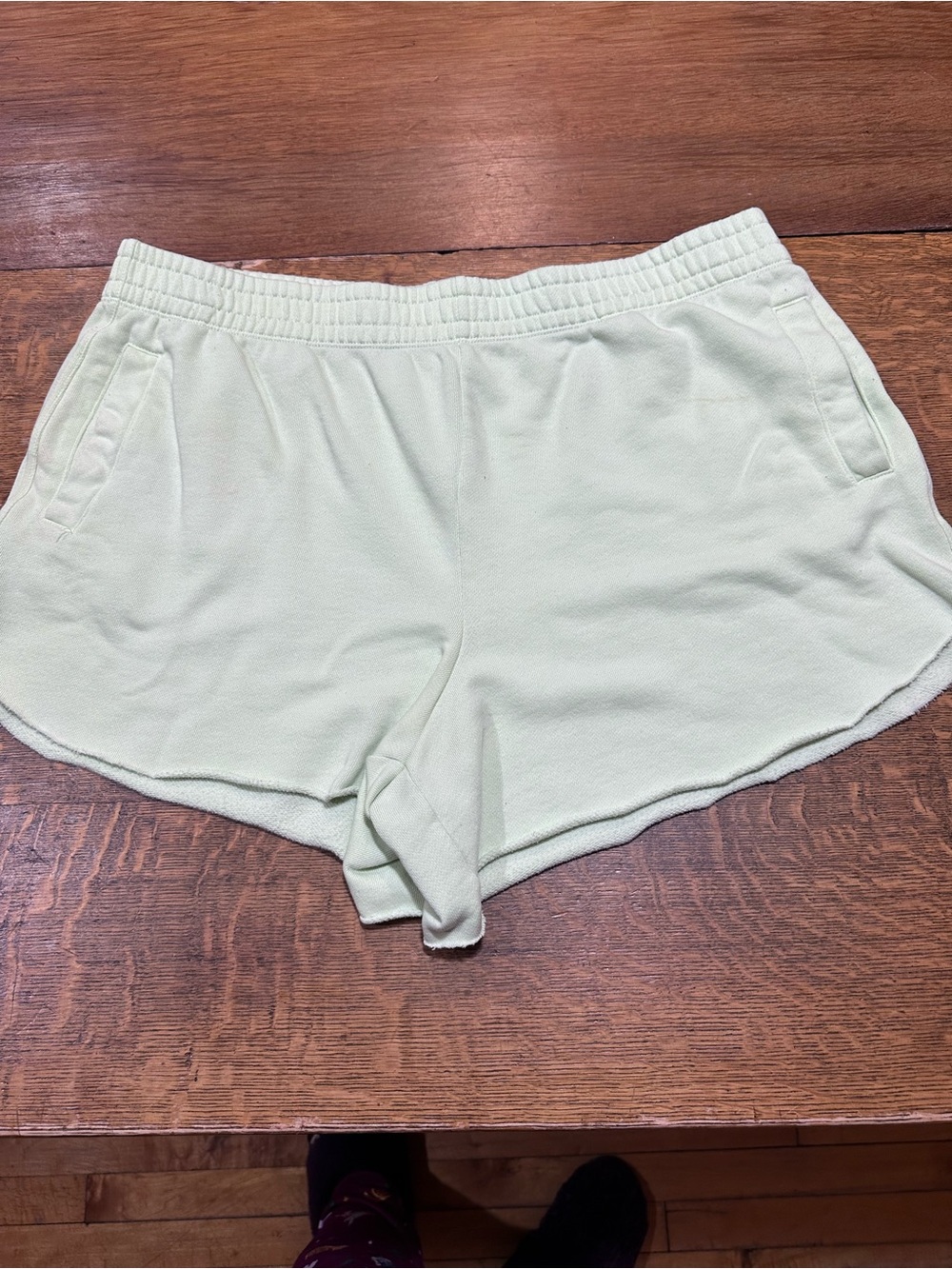 aerie women’s sz XXL Mint Green Athletic Lounge Shorts see pics for flaw